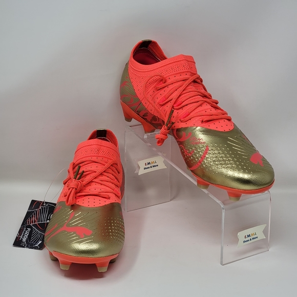 neymar orange cleats